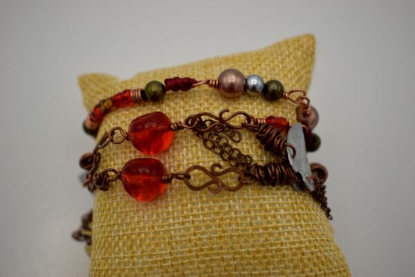 Pulsera de corazones